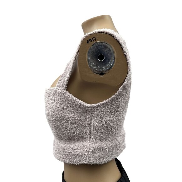 Gilly Hicks Cozy Knit‎ Square Neck Brallete Low Back In Light Pink Medium - Picture 4 of 8